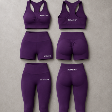 NEVASTOP Women’s 3-Piece Seamless Active Set